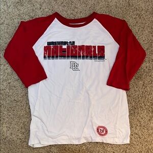 Washington Nationals medium long sleeve baseball tee